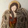 Anioł ceramiczny - Ilovik - komunia ślub