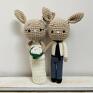 ślub: Młoda para króliczki ręcznie robione prezent ślubny maskotki