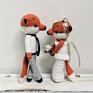 białe ślub młoda para szydełkowe ślubne ręcznie liski weselne
