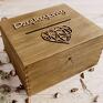 koperty ślub rustykalne zestaw ślubny pudełko na obrączki skrzynka drewniane