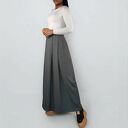 Spódnica maxi z ozdobnymi kontrafałdami