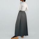 Spódnica maxi z ozdobnymi kontrafałdami