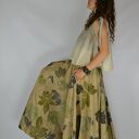 Barwiona roślinami Dzika Spódnica Cisza Poranka