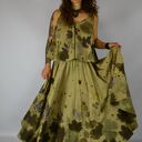 Barwiona roślinami, ręcznie robiona Dzika Spódnica Jesienna