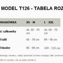 Spódnica T126 w paski SIZE PLUS