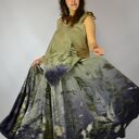 Barwiona roślinami Dzika Spódnica Nimfa z Głębin 5