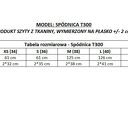 Spódnica rozkloszowana z ekoskóry, T300, morska