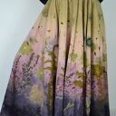 Barwiona roślinami Dzika Spódnica Łąka o Zachodzie II