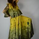 Barwiona roślinami, ręcznie robiona Dzika Spódnica Słoneczna Łąka