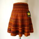 cieniowana spódnica z koła w rudościach i inne kolory też:)