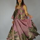 Barwiona roślinami Dzika Spódnica Malinowa Rozkosz