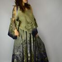 Barwiona roślinami Dzika Spódnica Nimfa z Głębin 5