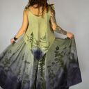 Barwiona roślinami Dzika Spódnica Nimfa z Głębin 5