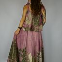 Barwiona roślinami Dzika Spódnica Malinowa Rozkosz