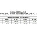 Spódnica midi z wysokim stanem T348