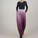 Spódnica maxi z ozdobnymi kontrafałdami