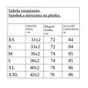 Asymetryczna spódnica bombka z kieszeniami