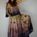 Barwiona roślinami Dzika Spódnica Łąka o Zachodzie II