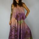 Barwiona roślinami, ręcznie robiona Dzika Spódnica Łąka o Wschodzie