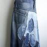 Anita Palmer Art eleganckie spódnice jeansowa długa r. 44 casual