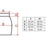 spódnice: szary melanż S, M,L prosta dresowa dzianina