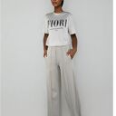 Eleganckie spodnie dresowe z szerokimi nogawkami