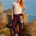 M Spodnie Nocny Motyl damskie - baggy pants
