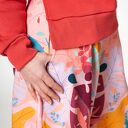 Balonowe spodnie - cranberry