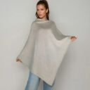 Ponczo damskie, elegancki otulacz, klasyczne