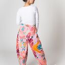 Balonowe spodnie - cranberry