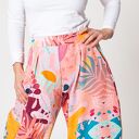 Balonowe spodnie - cranberry