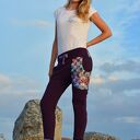 M Spodnie Nocny Motyl damskie - baggy pants