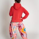 Balonowe spodnie - cranberry