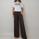 Spodnie z dzianiny dresowej wide - leg