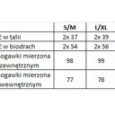 Spodnie alladynki haremki casual oversize