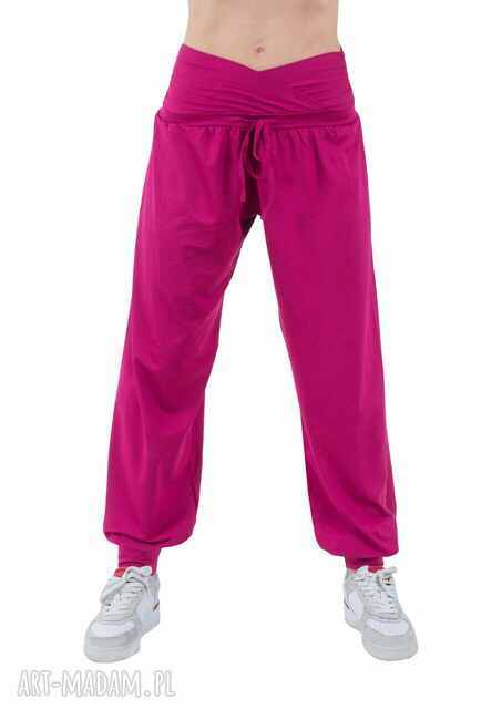 Spodnie alladynki haremki casual oversize