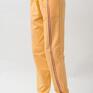 dresowe spodnie bawełnian damskie "megan" brzoskwiniowe sportowy dres