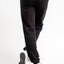 męskie "ryan" - czarne spodnie dresowe