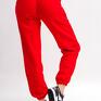 Spodnie dresowe Aga Czerwone - bluzy sukienki