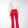czerwone moda spodnie mercedes