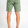zielone spodenki krótkie męskie "easy" spodnie dresowe