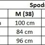 o rozszerzającej się nogawce, T258, czarny nogawka spodnie