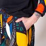 spodnie bawełniane damskie dresowe - afrka kobiece