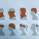 Komin, tuba COOLMAX bieganie, rower