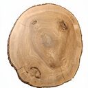 Stolik kawowy z litego drewna 9 cm - olejowany blat i metalowe nogi
