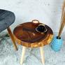 Stolik kawowy z drewna Suar 41,5 cm - piękny i praktyczny. Wyjątkowy