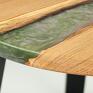 stoły: - drewno stal żywica dąb