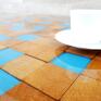 pj design decor stoły stolik kawowy w niebieskie kwadraty - morski żywica epoksydowa