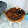 stoły kawowy 41 cm drewno egzotyczne suar stół