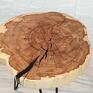 stoły stolik drewniany z epoksydowej - plaster drewno żywica
